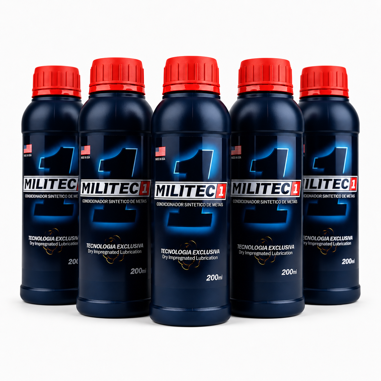 Kit com 5 Militec-1 Condicionador De Metais 200ml